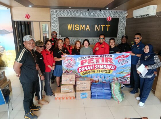 PETIR Salurkan Bantuan untuk Korban Gempa Flores - Kegiatan PETIR